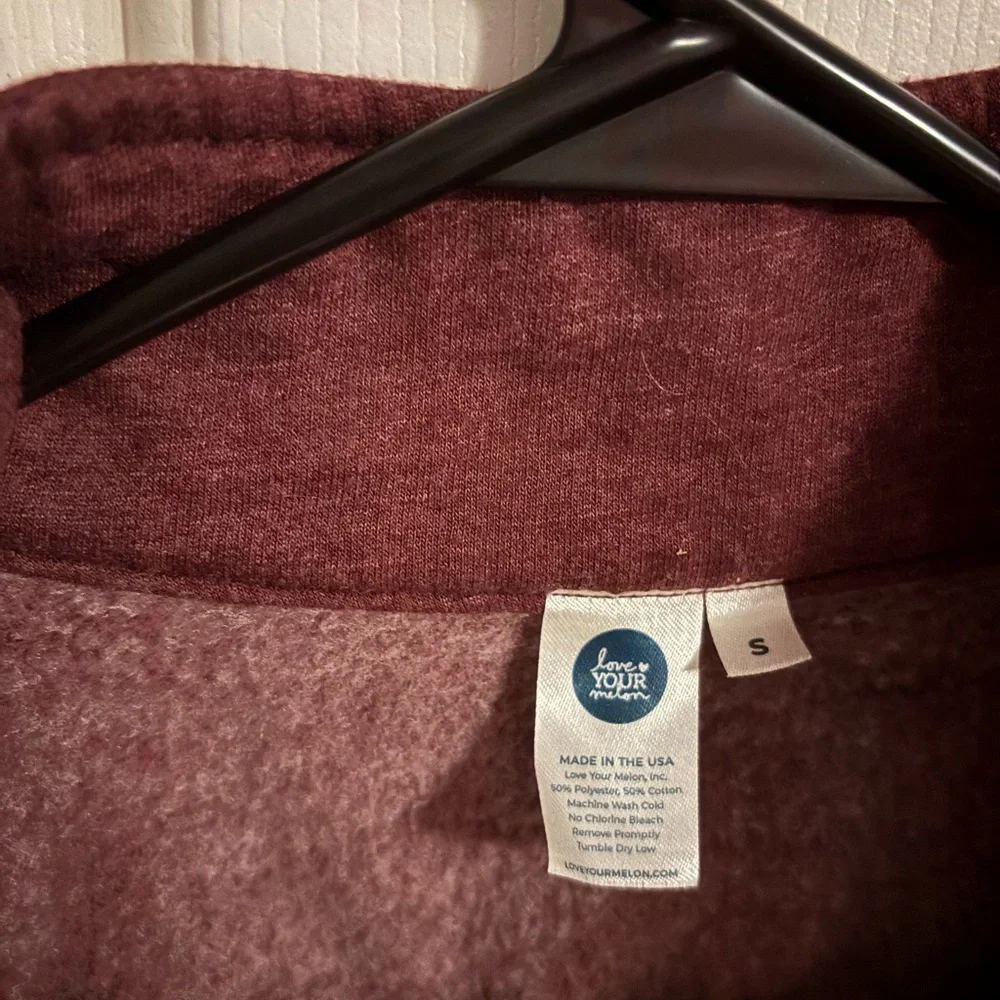 Love Your Melon Maroon sweatshirt - Picture 2 of 3
